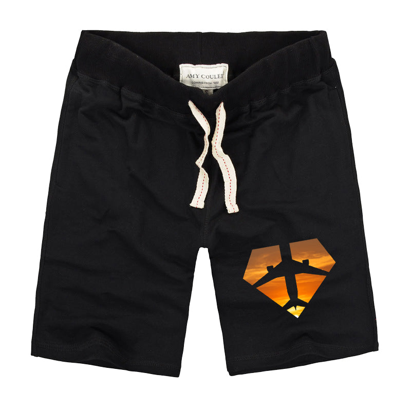 Supermen of The Skies (Sunset) Designed Cotton Shorts