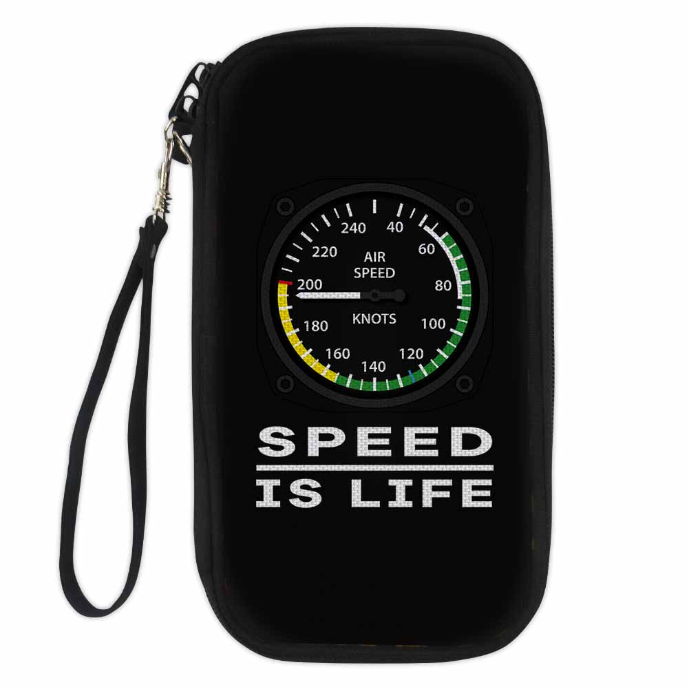 Speed Is Life Designed Travel Cases & Wallets