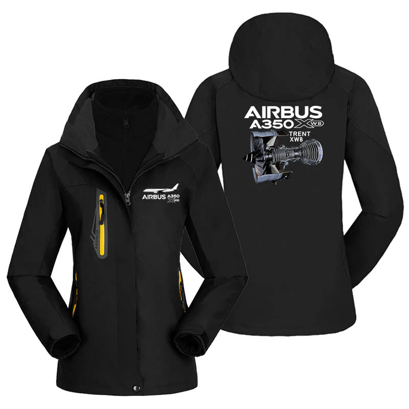 Airbus A350 & Trent XWB Engine Designed Thick "WOMEN" Skiing Jackets