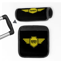 Thumbnail for Born To Fly & Badge Designed Neoprene Luggage Handle Covers