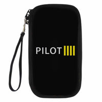 Thumbnail for Pilot & Stripes (4 Lines) Designed Travel Cases & Wallets