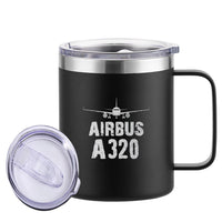 Thumbnail for Airbus A320 & Plane Designed Stainless Steel Laser Engraved Mugs