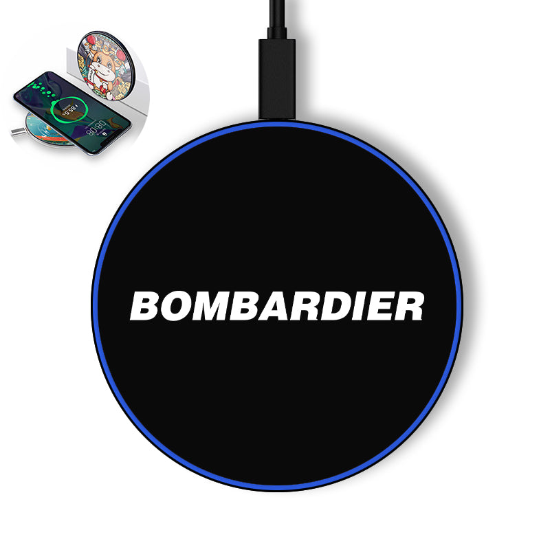 Bombardier & Text Designed Wireless Chargers