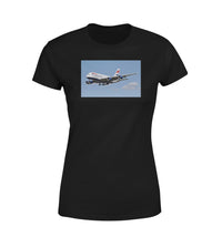 Thumbnail for Landing British Airways A380 Designed Women T-Shirts