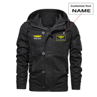 Thumbnail for Pilot & Badge Designed Cotton Jackets