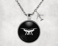 Thumbnail for Drone Silhouette Designed Necklaces