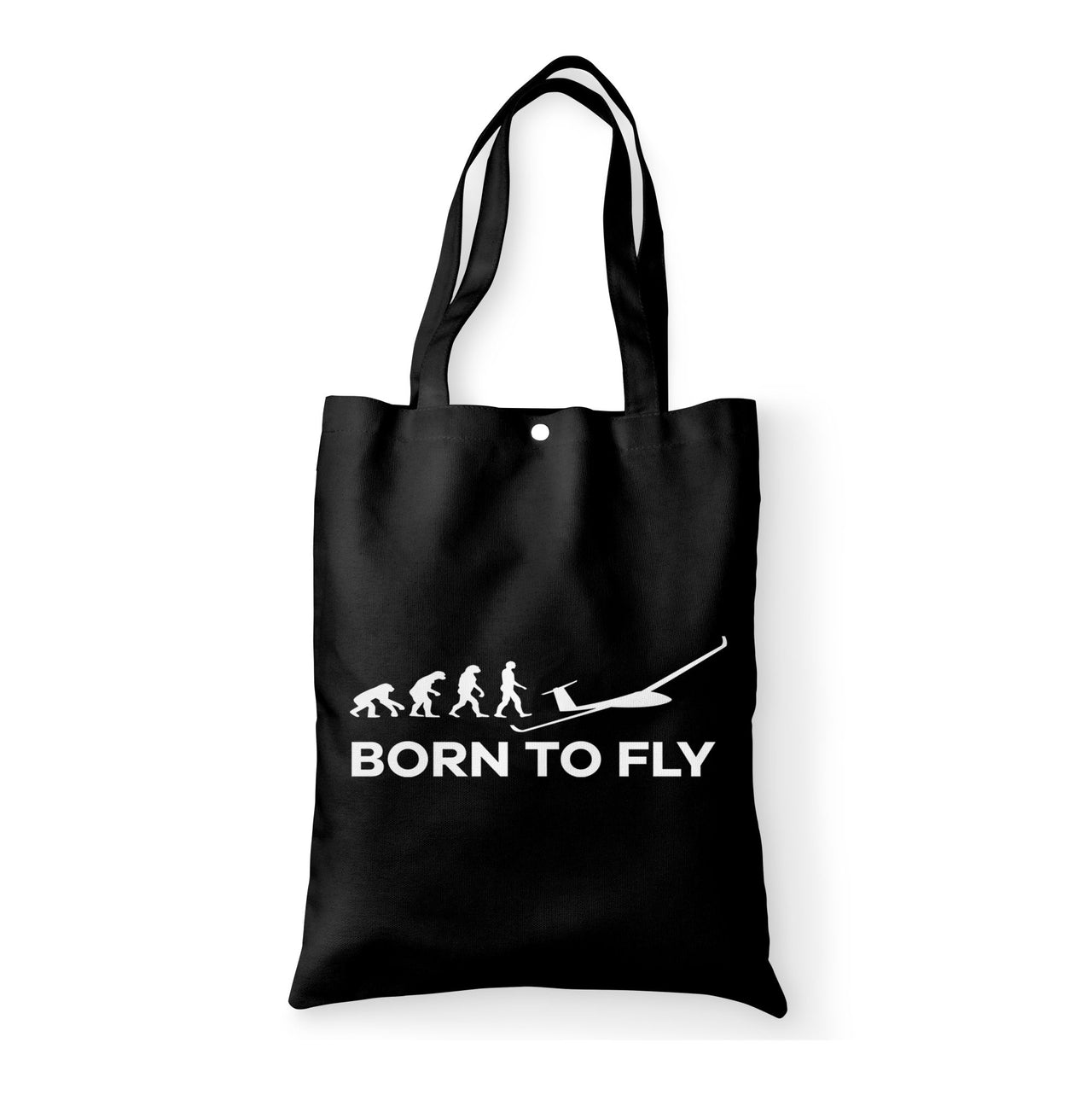 Born To Fly Glider Designed Tote Bags