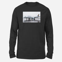 Thumbnail for Lufthansa A320 Neo Designed Long-Sleeve T-Shirts
