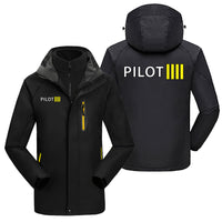 Thumbnail for Pilot & Stripes (4 Lines) Designed Thick Skiing Jackets