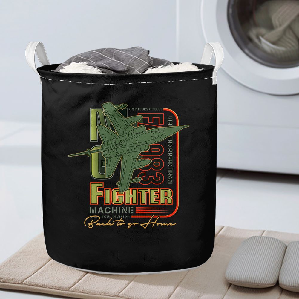 Fighter Machine Designed Laundry Baskets