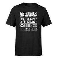 Thumbnail for Flight Attendant Label Designed T-Shirts