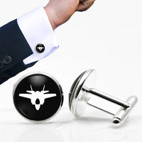 Thumbnail for Fighter Jet 35 Silhouette Designed Cuff Links