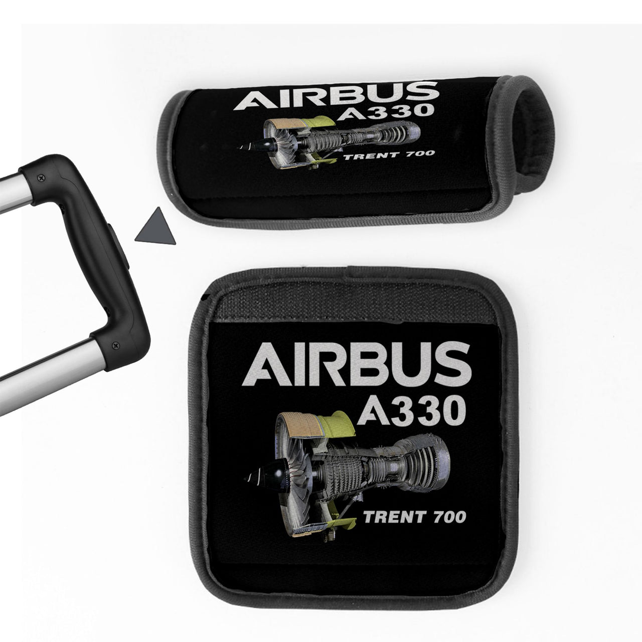 Airbus A330 & Trent 700 Engine Designed Neoprene Luggage Handle Covers