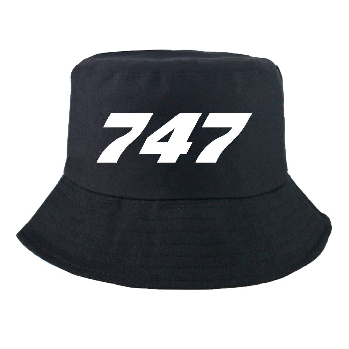 747 Flat Text Designed Summer & Stylish Hats