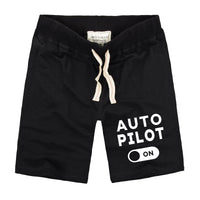 Thumbnail for Auto Pilot ON Designed Cotton Shorts