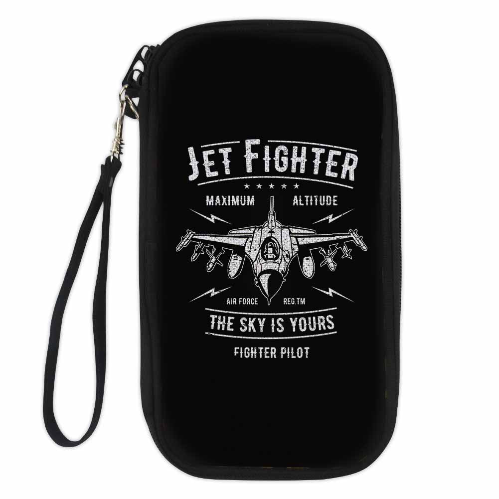Jet Fighter - The Sky is Yours Designed Travel Cases & Wallets