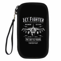 Thumbnail for Jet Fighter - The Sky is Yours Designed Travel Cases & Wallets