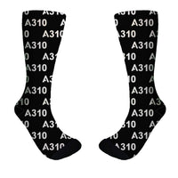 Thumbnail for A310 Flat Text Designed Socks