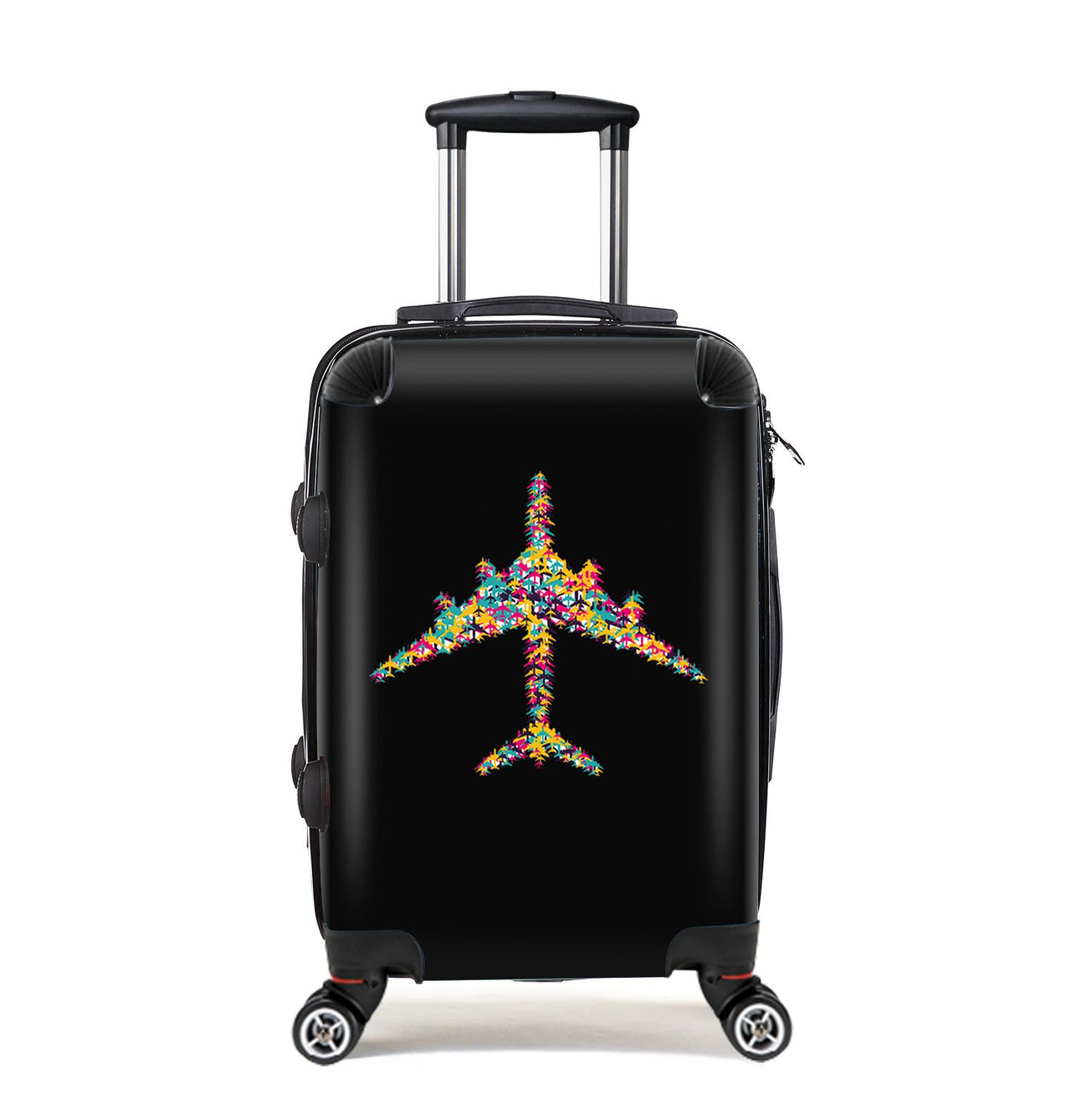 Colourful Airplane Designed Cabin Size Luggages