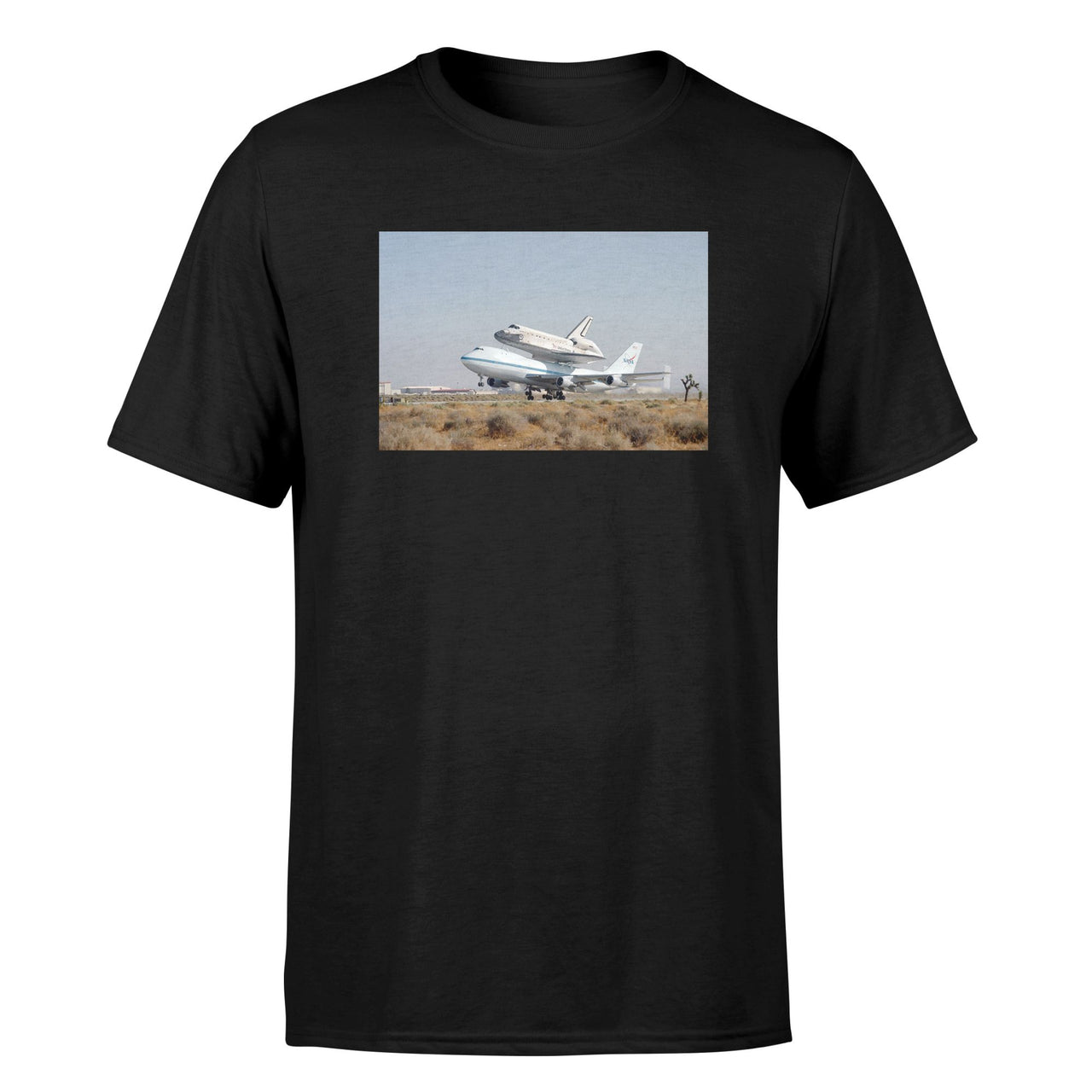 Boeing 747 Carrying Nasa's Space Shuttle Designed T-Shirts