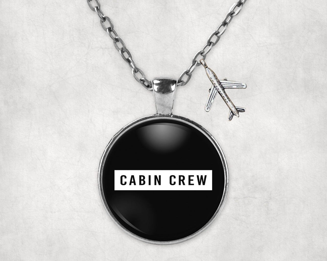 Cabin Crew Text Designed Necklaces