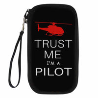 Thumbnail for Trust Me I'm a Pilot (Helicopter) Designed Travel Cases & Wallets