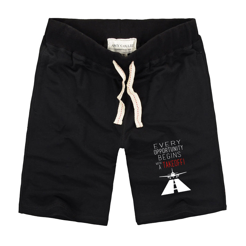 Every Opportunity Designed Cotton Shorts