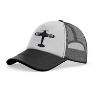 Thumbnail for Eat Sleep Fly & Propeller Designed Trucker Caps & Hats