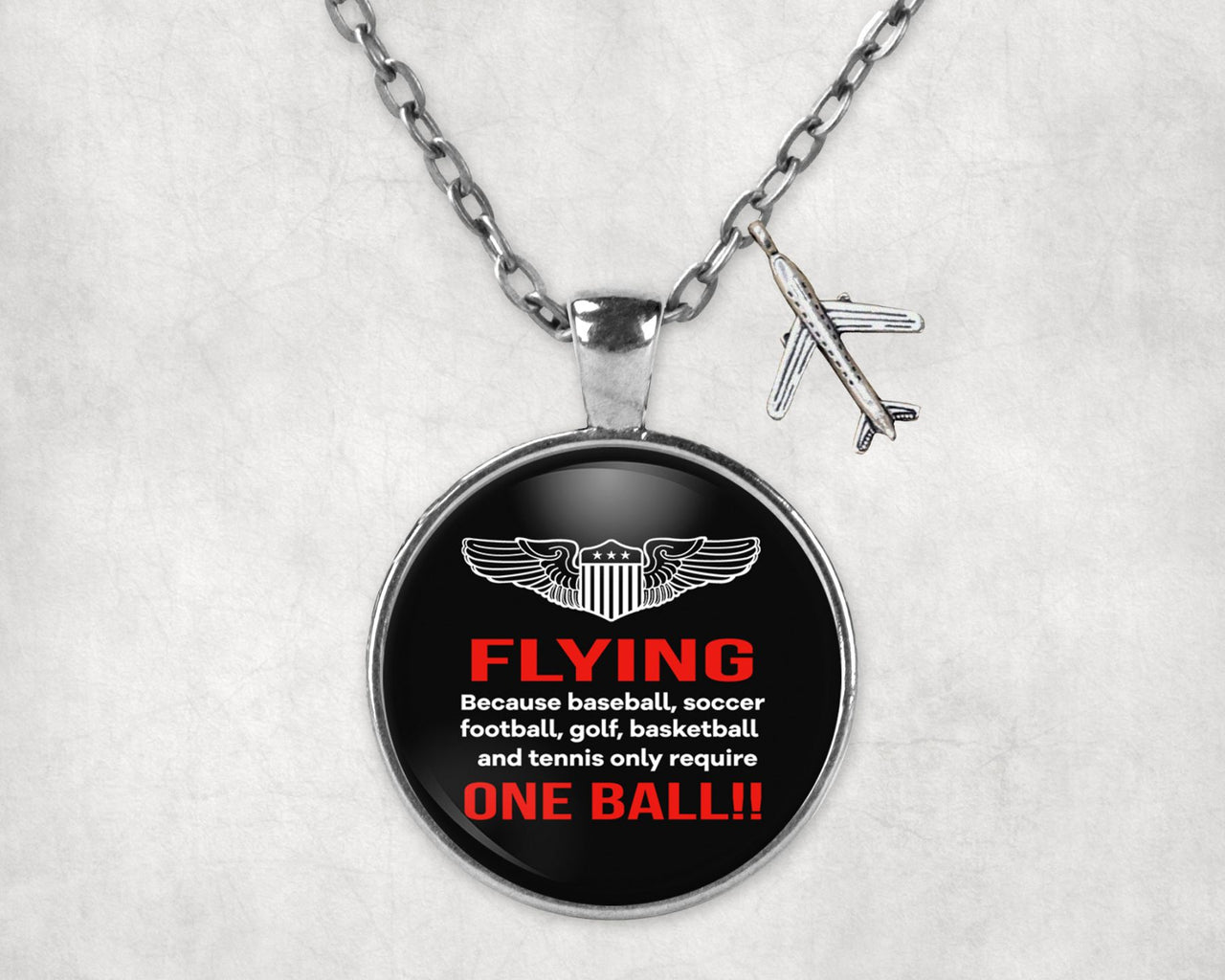 Flying One Ball Designed Necklaces