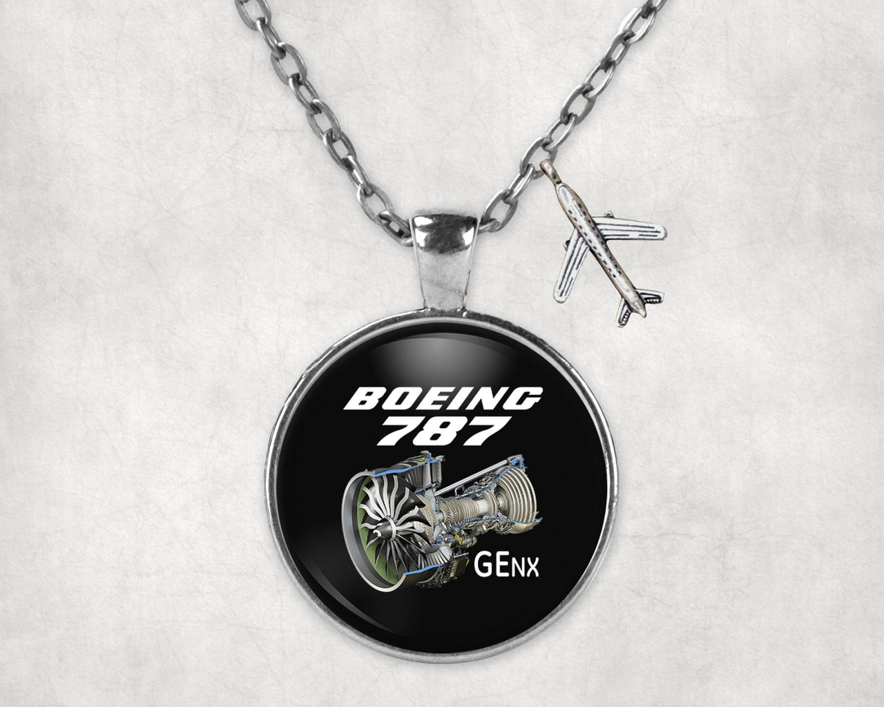 Boeing 787 & GENX Engine Designed Necklaces