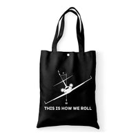 Thumbnail for This is How We Roll Designed Tote Bags