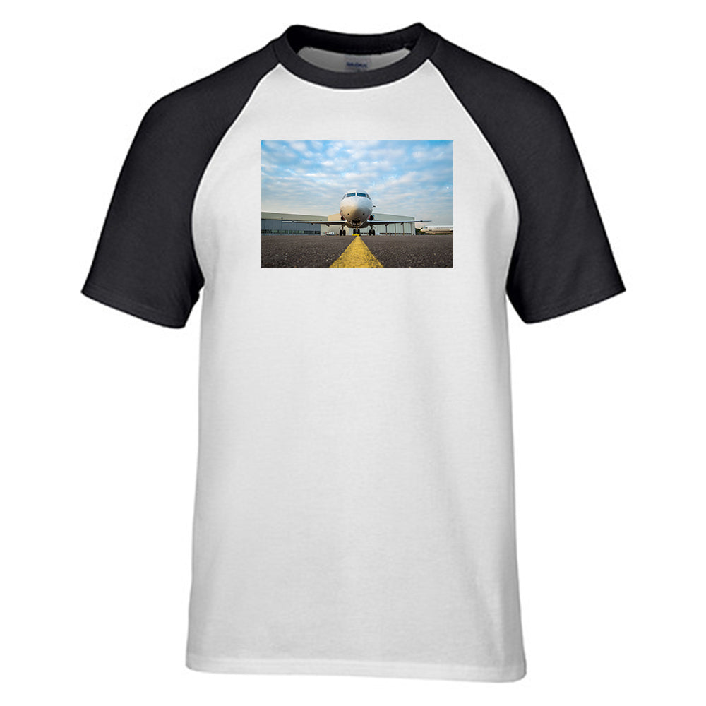 Face to Face with Beautiful Jet Designed Raglan T-Shirts