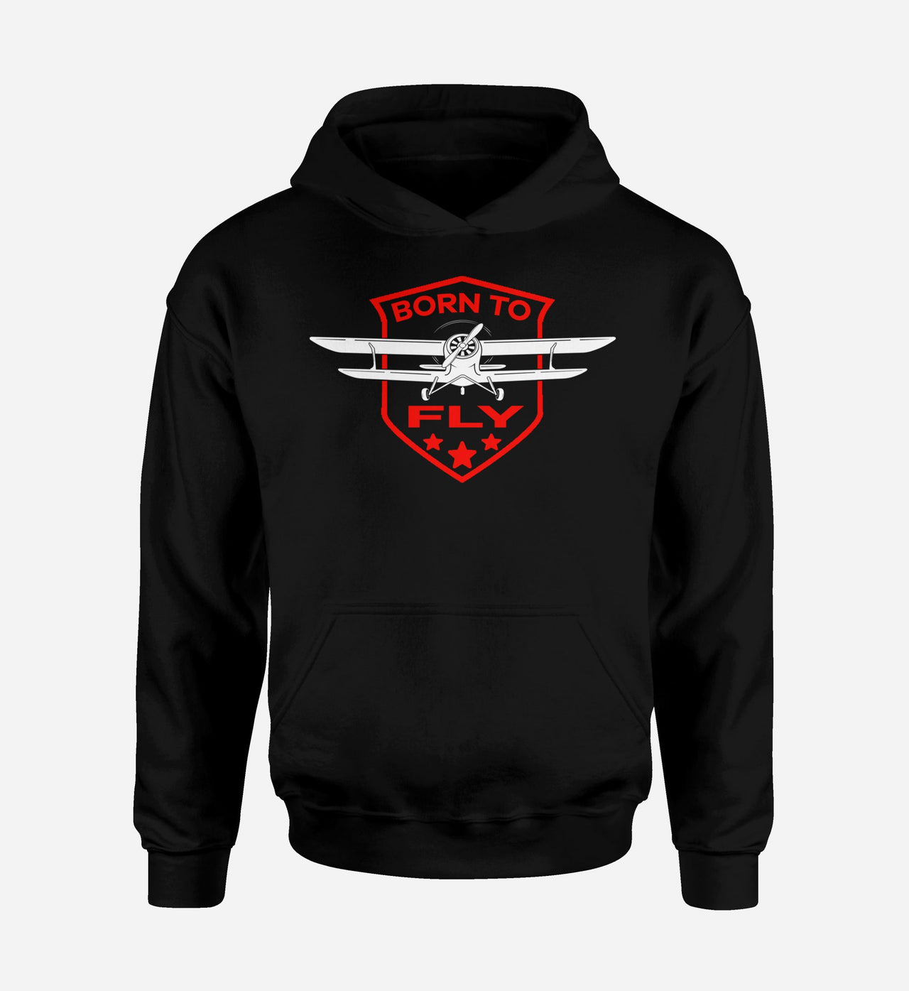 Born To Fly Designed Designed Hoodies