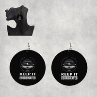 Thumbnail for Keep It Coordinated Designed Wooden Drop Earrings