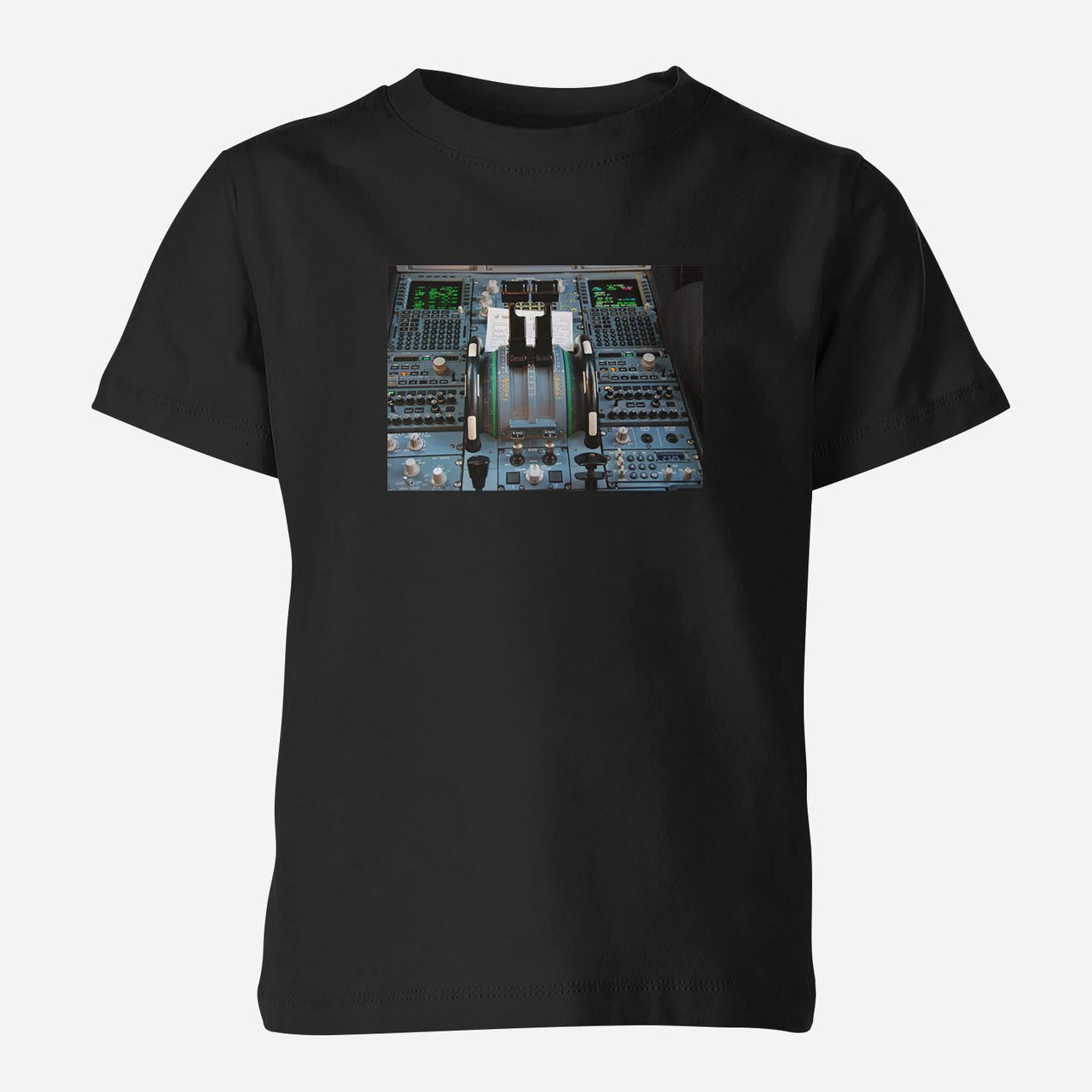 Airbus A320 Cockpit Designed Children T-Shirts