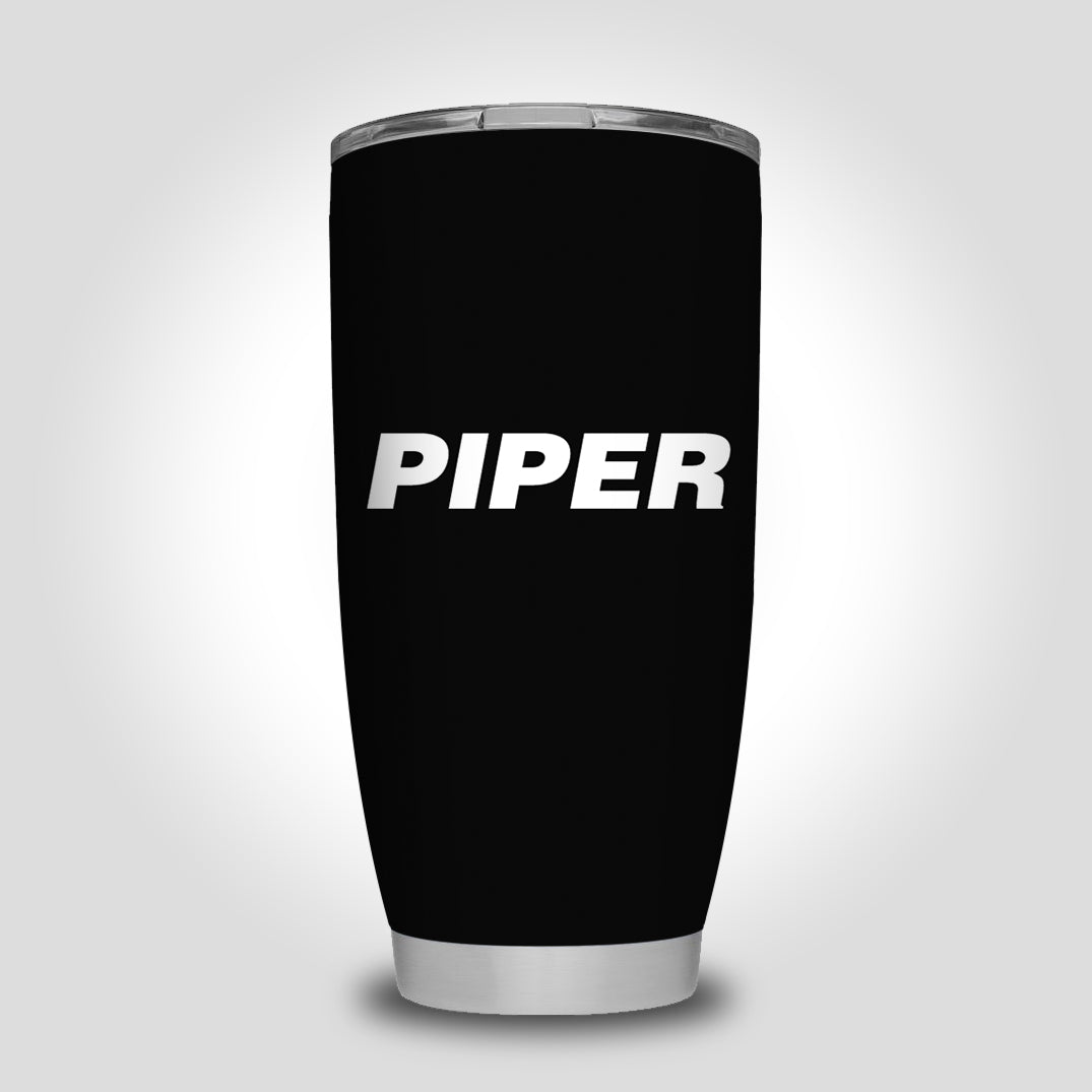 Piper & Text Designed Tumbler Travel Mugs
