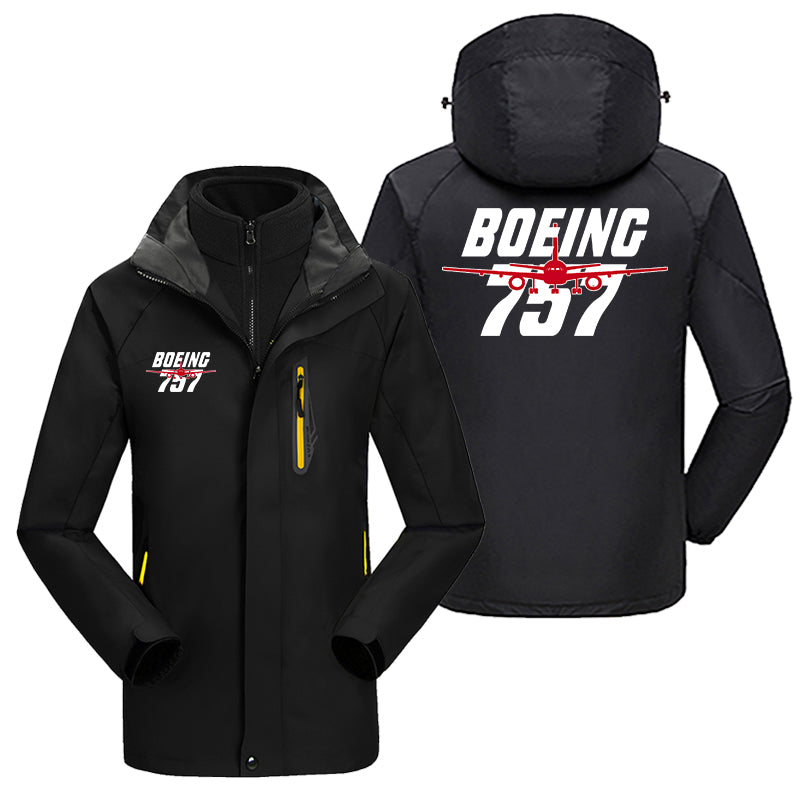 Amazing Boeing 757 Designed Thick Skiing Jackets