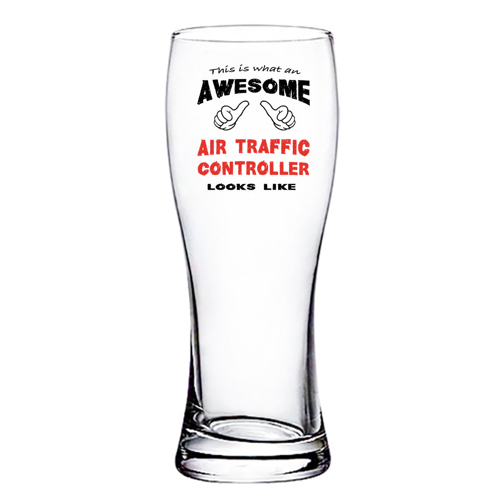 Air Traffic Controller Designed Pilsner Beer Glasses