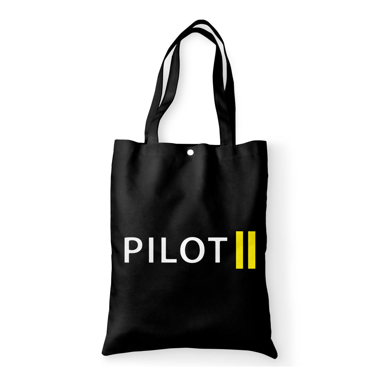 Pilot & Stripes (2 Lines) Designed Tote Bags