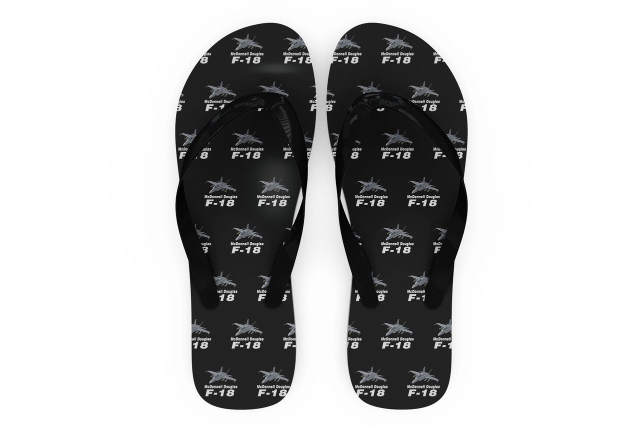 The McDonnell Douglas F18 Designed Slippers (Flip Flops)