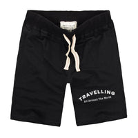 Thumbnail for Travelling All Around The World Designed Cotton Shorts