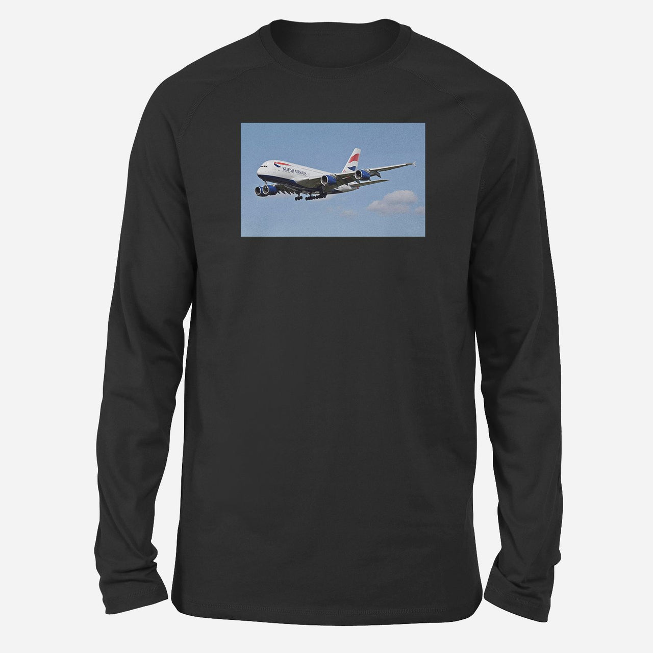 Landing British Airways A380 Designed Long-Sleeve T-Shirts