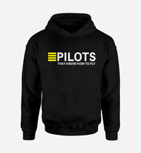 Thumbnail for Pilots They Know How To Fly Designed Hoodies