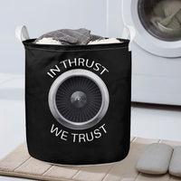 Thumbnail for In Thrust We Trust Designed Laundry Baskets