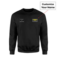 Thumbnail for Side Your Custom Logos & Name (Badge 1) Designed Sweatshirts