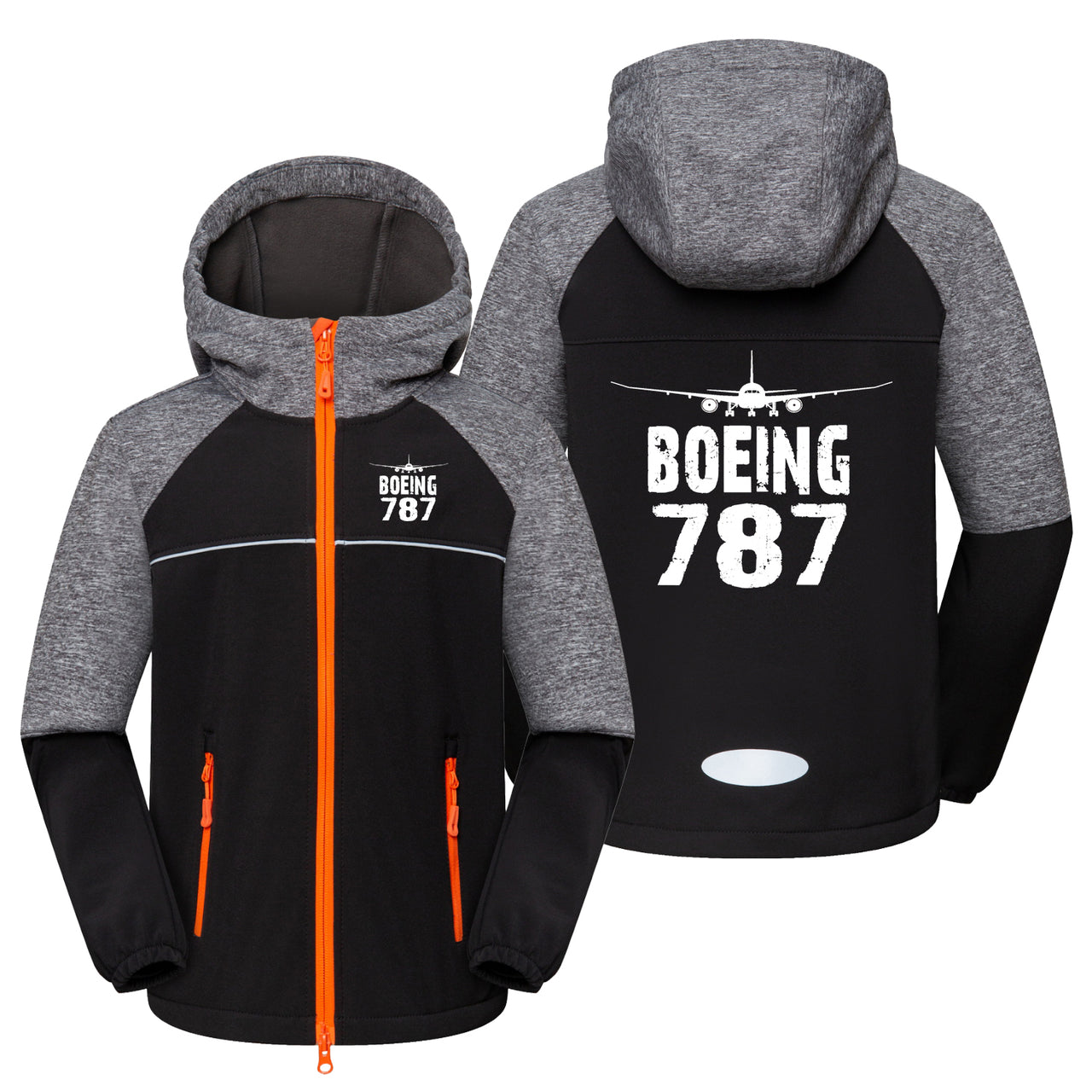 Boeing 787 & Plane Designed Children Polar Style Jackets