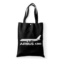 Thumbnail for The Airbus A380 Designed Tote Bags