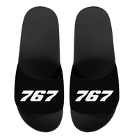 Thumbnail for 767 Flat Textt Designed Sport Slippers