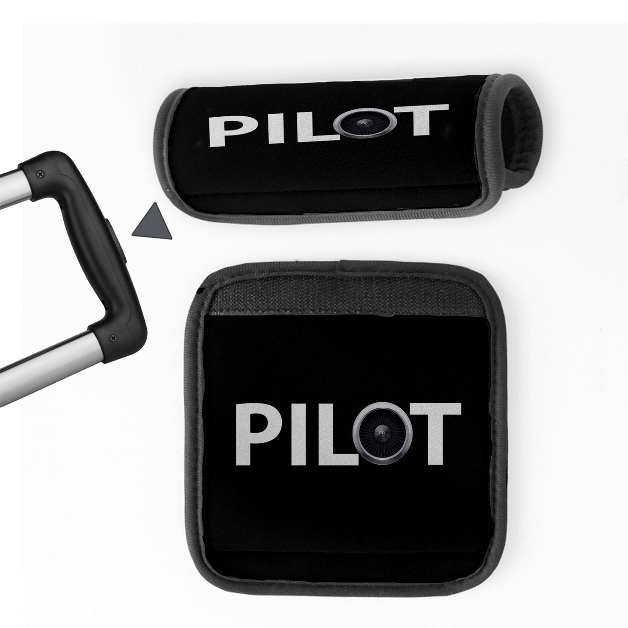 Pilot & Jet Engine Designed Neoprene Luggage Handle Covers