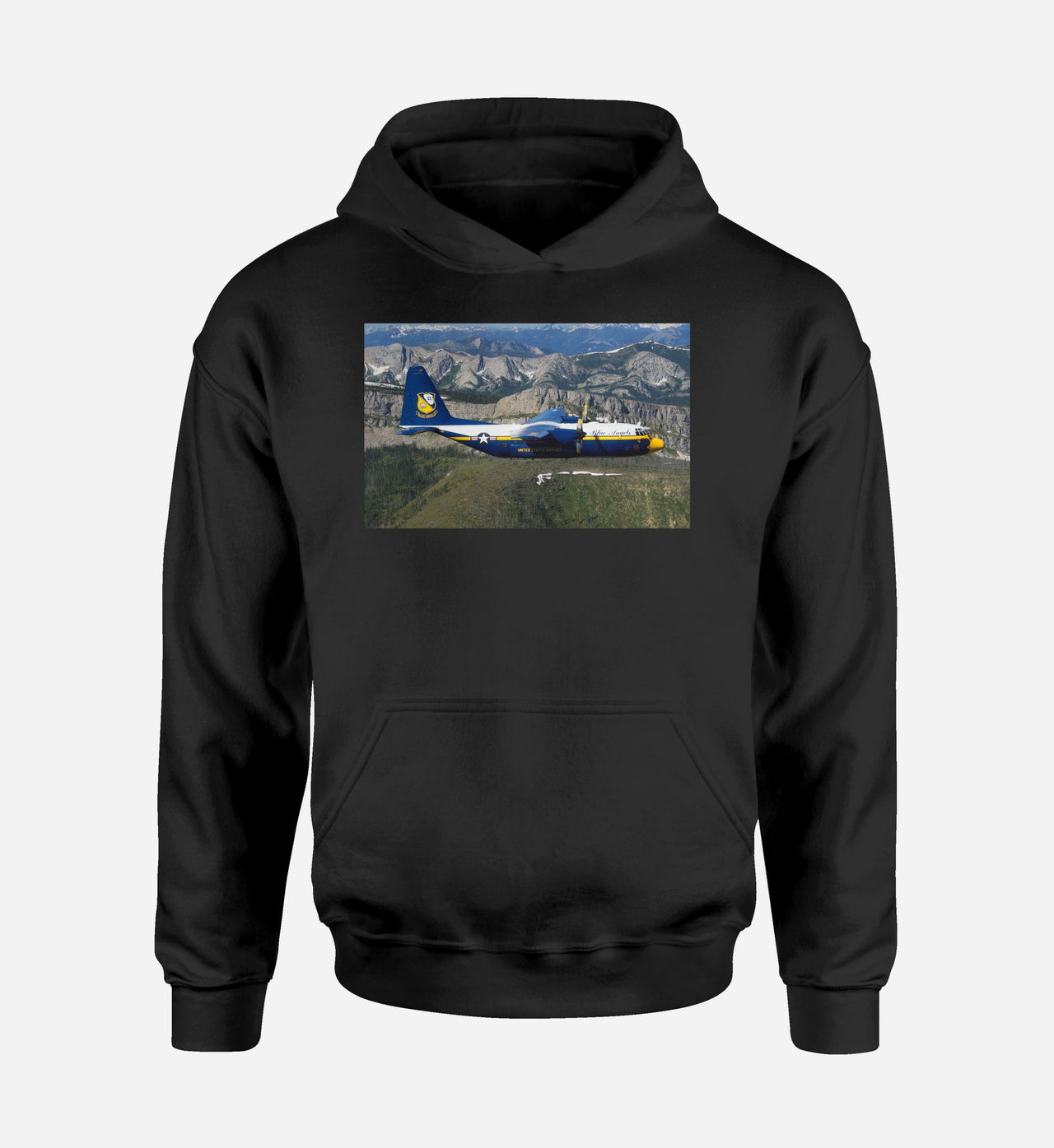 Amazing View with Blue Angels Aircraft Designed Hoodies